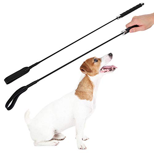2Pcs Pet Training Whip, Durable Dog Training Stick Dog Training Whip with Anti Slip Handle Professional Agitation Whip Pet Exercise Tool