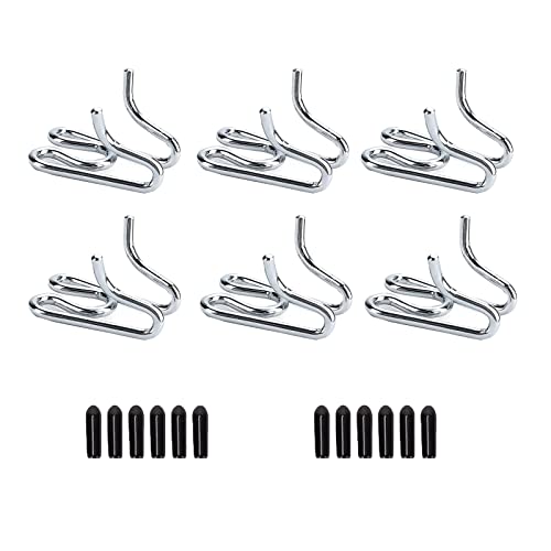 6 Pack Extra Links Prong Collar for Dog- Replacement 2.25/2.5mm Stainless Steel Pinch Collar for Dogs Links Extra Training Collar Links Fit 2.3mm Thickness Measure