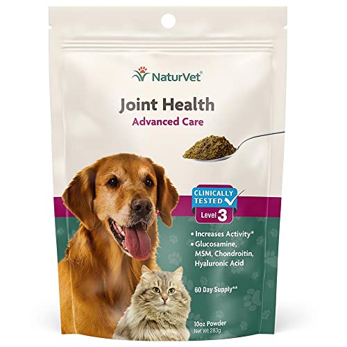 Advanced Care Joint Health Care Soft Chew Supplement for Dogs and Cats, Clinically Tested, Lubricates Joints, Maintains Cartilage, Maintains Joint Flexibility, Made by NaturVet