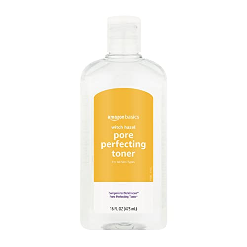 Amazon Basics Witch Hazel Pore Perfecting Toner, 16 Fluid Ounces, 1-Pack