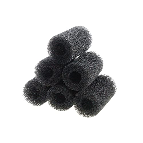 AQUANEAT 6-Pack Pre-Filter Sponge for Aquarium Shrimp Fry Fish Tank Filter 0.8” Intake, Replacement Foam Cover