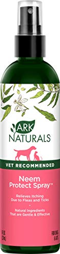 Ark Naturals Neem Protect Spray, Relieves Itching and Irritation on Cats and Dogs, 8oz Spray Bottle