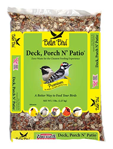 Better Bird, Deck, Porch N’ Patio Premium Blend 5 lb Poly Bag, Pack of 1