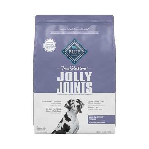 Blue Buffalo True Solutions Jolly Joints Natural Mobility Support Adult Dry Dog Food, Chicken 11-lb