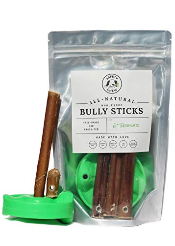 Bully Stick Holder | Made in USA | All-Natural Free-Range Dog Chews | SafetyChew Starter Pack