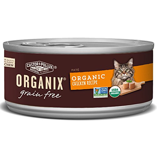 Castor & Pollux Organix Grain Free Organic Chicken Recipe All Life Stages Canned Cat Food (24) 5.5oz cans