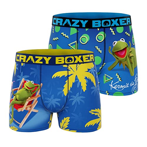 CRAZYBOXER The Muppets Men's Boxer Briefs (2 pack)