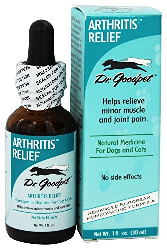 Dr. Goodpet Arthritis Relief - All Natural Advanced Homeopathic Formula - Helps Relieve Muscle & Joint Pain!