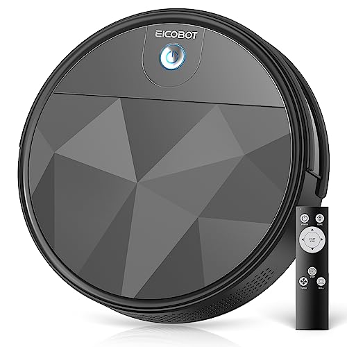 EICOBOT Robot Vacuum Cleaner,Automatic Self-Charging,Tangle-Free Suction,Quite,Slim,Good for Pet Hair,Hard Floor and Low Pile Carpet