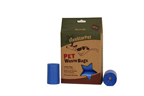 Five Star Pet 9" x 14.25" Made in USA Easy Open Poop Bags Dog Waste Bags