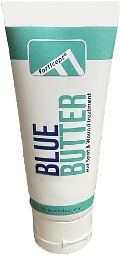 Forticept Blue Butter – Hot Spot Treatment for Dogs & Cats, Wound and Skin Care Infections, Cuts, Rashes Gel Veterinary Strength Topical Ointment 2oz