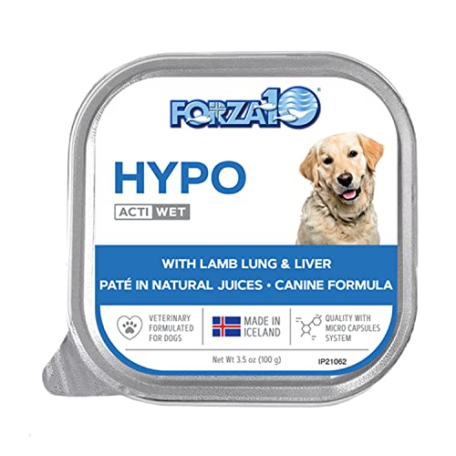 Forza10 Wet Hypoallergenic Dog Food, Lamb Flavor, Canned Sensitive Skin Dog Food, for Adult Dogs with Skin Issues, 12 Pack Case of 3.5 Ounce Each