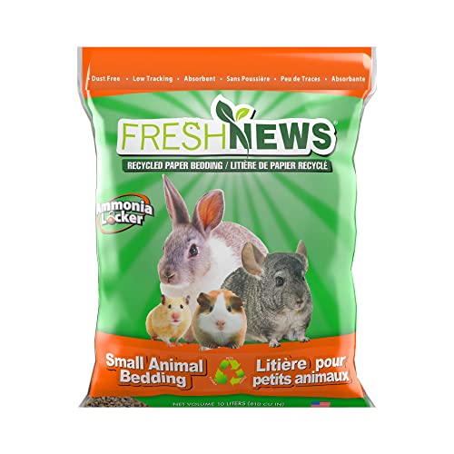 Fresh News Recycled Paper Bedding, Small Animal Bedding, 10 Liters