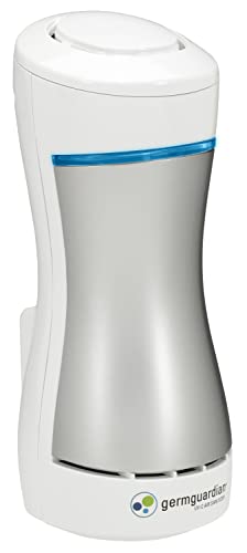 Germ Guardian GG1000 7” Pluggable Small Air Purifier, Small Room Wall Air Sanitizer, Freshens Air, UV-C Light Kills Germs, Reduces Odors from Pets, Cooking, Mold, GermGuardian, 1-Yr Warranty