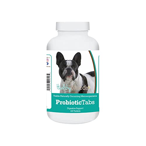 Healthy Breeds French Bulldog Probiotic Tabs 120 Count