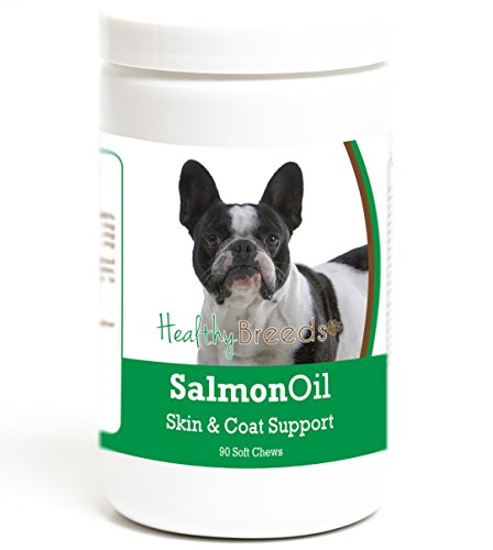 Healthy Breeds French Bulldog Salmon Oil Soft Chews 90 Count