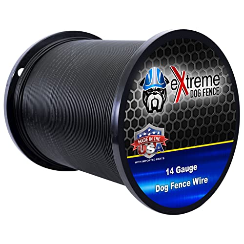 Heavy Duty Dog Fence Wire - 1000FT 14 Gauge Professional eXtreme Dog Fence Boundary Wire for All Brands of Electric Dog Fence - Above Ground or Buried for 20 Years+ of Solid Performance