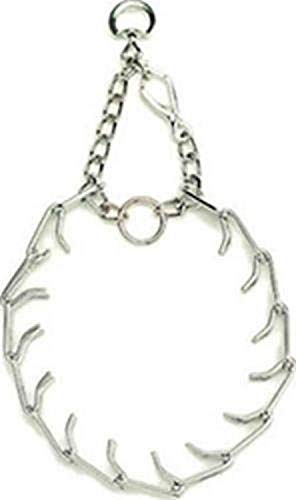 Herm Sprenger - Ultra-Plus Prong Dog Training Collar with Latch - Chrome - 3.8mm x 22" Neck Size; 25" Chain Length