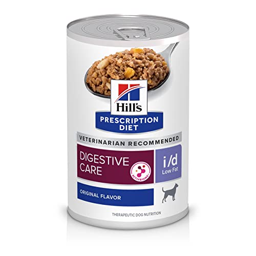 Hill's Prescription Diet i/d Low Fat Digestive Care Original Flavor Wet Dog Food, Veterinary Diet, 13 Ounce (Pack of 12)