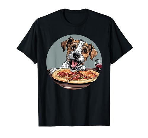 Jack Russell Terrier Pizza Funny Dog Food T-Shirt