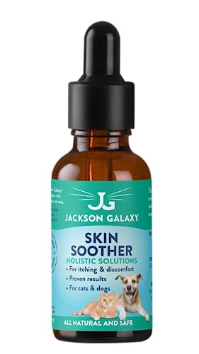 Jackson Galaxy: Skin Soother (2 oz.) - Pet Solution - Helps Break Anxiety of Skin Conditions - Can Aid with Skin Issues (Food, Inhalant, & Environmental Allergies) - All-Natural Formula- Reiki Energy