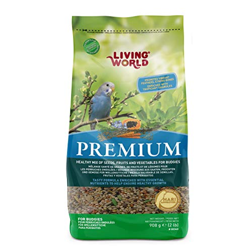 Living World Premium Parakeet/Budgie Mix, 2 Pounds