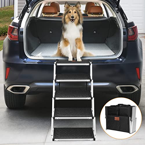  Bee Neat 2 Step Folding Step Stool for Pets and Dogs - Indoor  Outdoor Foldable Pet Stairs Ideal for High Bed, Car, SUV & More –  Collapsible Step Stool Ladder