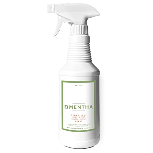 Mentha 16oz Insect and Pest Control Spray, All-Purpose Peppermint Oil Spray for Bugs, Rodents, Fleas, Ants, Roach Indoor for Home Peppermint Oil to Repel Mice and Rats White