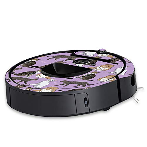 MightySkins Skin Compatible with iRobot Roomba i7 Robot Vacuum - Cat Chaos | Protective, Durable, and Unique Vinyl Decal wrap Cover | Easy to Apply, Remove, and Change Styles | Made in The USA