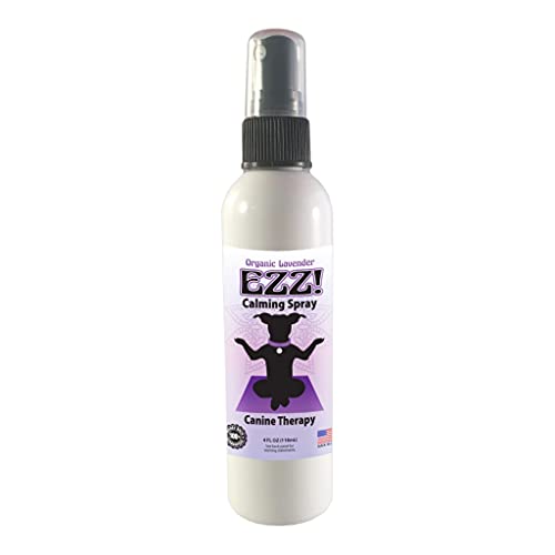 Mold Monster EZZ! Canine Calming Spray- Organic Lavender Aromatherapy Dog Calming Aid - Safely Soothe Your Dog with EZZ- 4 oz