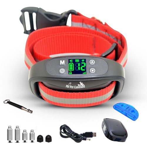 My Pet Command GPS Wireless Electric Dog Collar Fence System New Generation Oct 2023 Safe Dog Containment System Boundary Easy Setup Outdoor Use Only Waterproof Rechargeable with Training Whistle