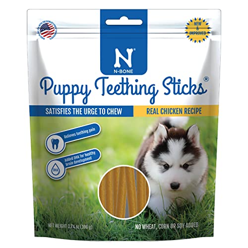 N-Bone Puppy Teething Treats,Chicken, 3.74 oz (111150)