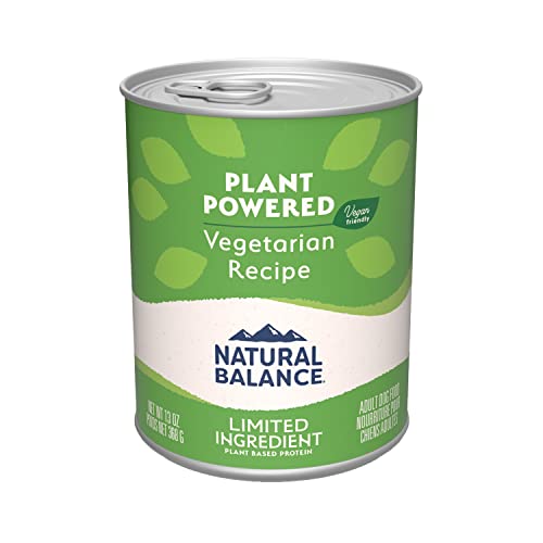 Natural Balance Vegetarian Formula Wet Dog Food, 13 oz., Case of 12