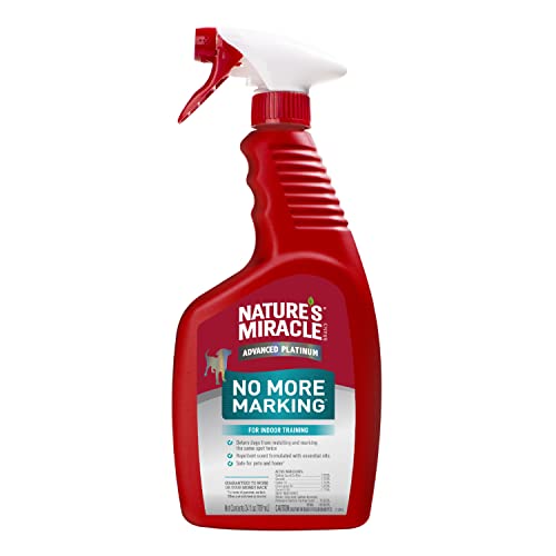 Nature's Miracle Advanced Platinum No More Marking, 24 Ounces, Helps Discourage Repetitive Pet Marking New - 24oz