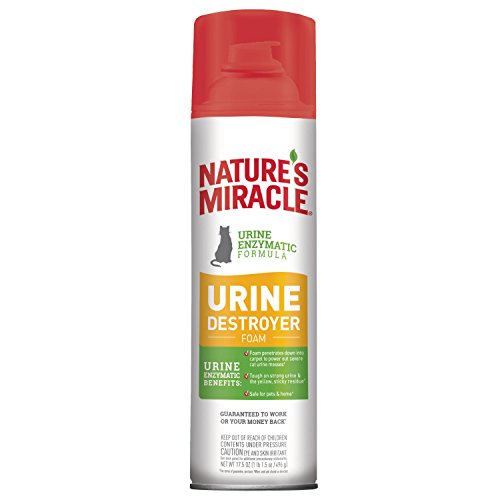 Nature's Miracle Cat & Dog Urine Destroyer Foam Aerosol Sprays 6/17.5 oz