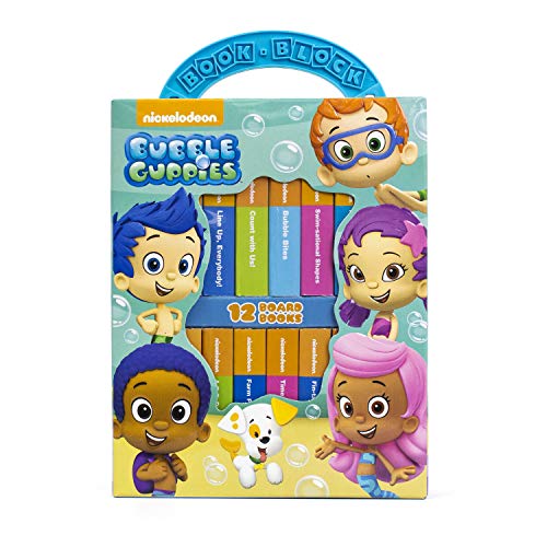 Nickelodeon Bubble Guppies - My First Library Board Book Block 12 Book Set - PI Kids