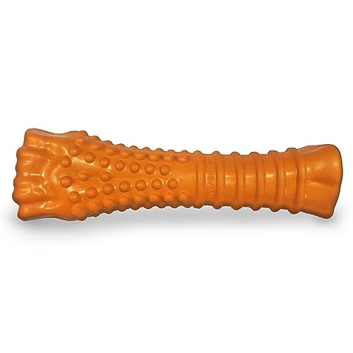 Nylabone Strong Chew Rubber Senior Dog Chew Toy Beef Flavor X-Large/Souper - 50+ lbs, Orange (1 Count)