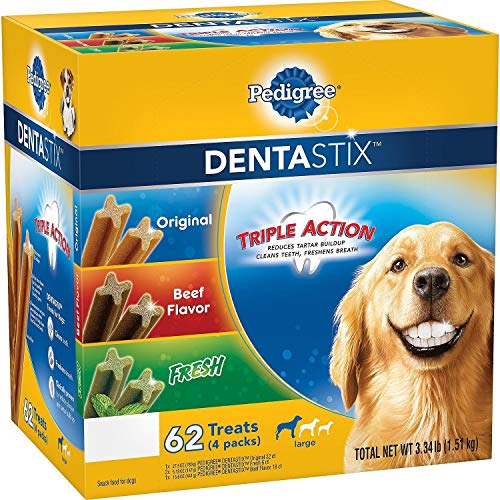 Pedigree DentaStix Dog Treats Assorted Flavors 62 Treats