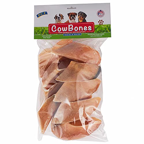 Pet Center, Inc. (PCI - Cow Bones - 10 Pack - Natural Flavor Beef Hooves Dog Treat