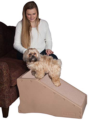 Pet Gear StRamp Pet Stair Ramp Combo for Cats and Dogs, Tan, 28"l x 16"w x 16"h, PG9916TN