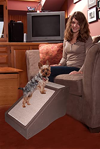 Pet Gear Stramp Stair and Ramp Combination for Dogs/Cats, Easy Step, Lightweight/Portable, Sturdy, Easy Assembly (No Tools Required) 2 Models, 3 Colors