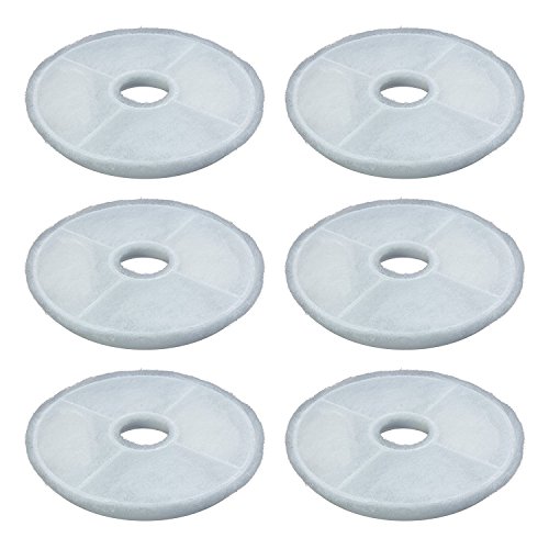 PET STANDARD Water Filters, Compatible with Catit® Design Senses, Flower, Senses 2.0 And Fresh & Clear Stainless Steel Water Fountains, Pack of 6