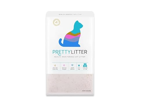 PrettyLitter Unscented Health Monitoring Cat Pet Litter (8 lbs)