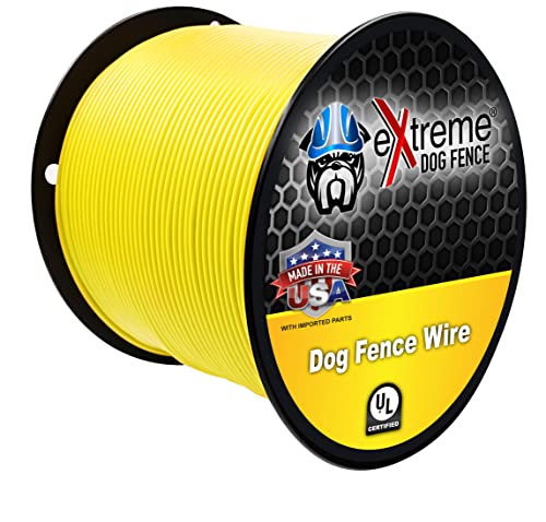 Professional Electric Dog Fence Wire - Heavy Duty Direct Ground Burial Rated Perimeter Wire - Stands Up to The Elements on Any Wired Underground Dog Fence - 2000 Feet