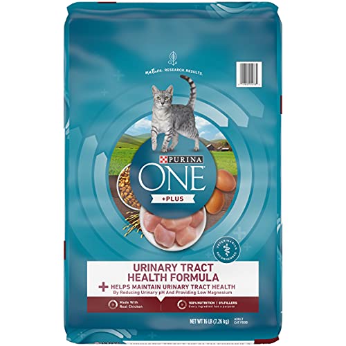 Purina ONE High Protein Dry Cat Food, +Plus Urinary Tract Health Formula - 16 lb. Bag