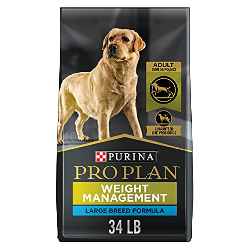 Purina Pro Plan Large Breed Weight Management Dog Food, Chicken & Rice Formula - 34 lb. Bag