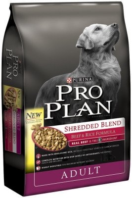 Purina Pro Plan Savor Shredded Blend Beef Rice Dry Adult Dog Food (18 Lb)