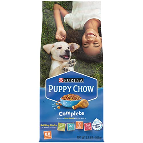 Purina Puppy Chow High Protein Dry Puppy Food, Complete With Real Chicken - 8.8 lb. Bag