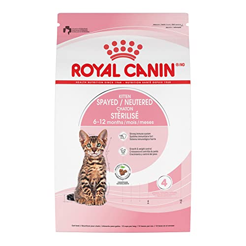 Royal Canin Feline Health Nutrition Kitten Spayed/Neutered Dry Cat Food, 2.5 lb Bag