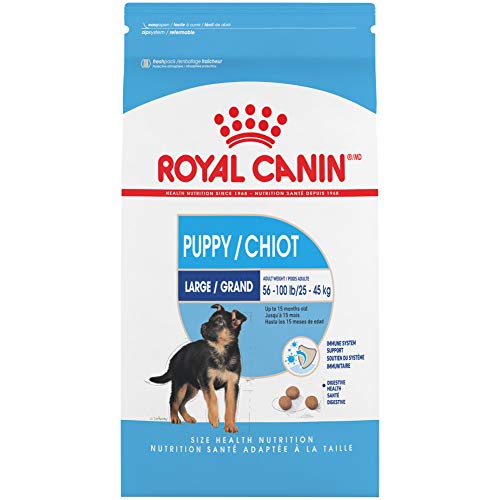 Royal Canin Size Health Nutrition Large Puppy Dry Dog Food, 35 lb bag
